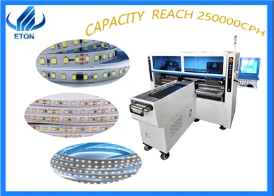 용량 도달 250000cph LED 기계
